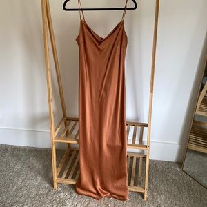 Cowl Neck Maxi Dress